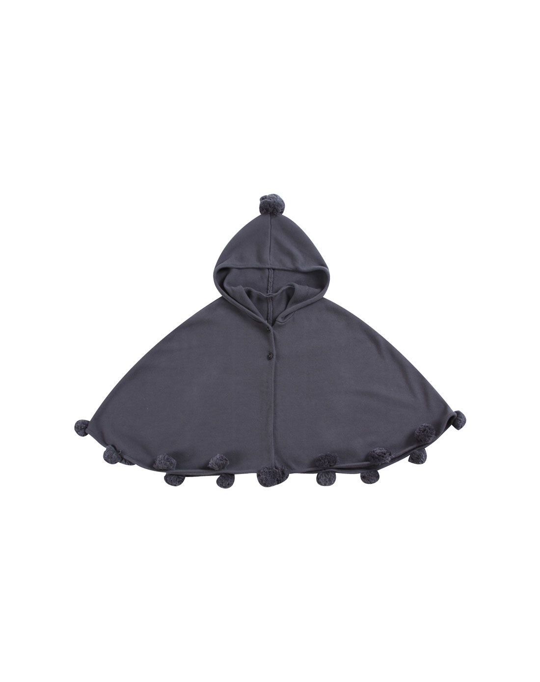 灰色婴儿针织披风