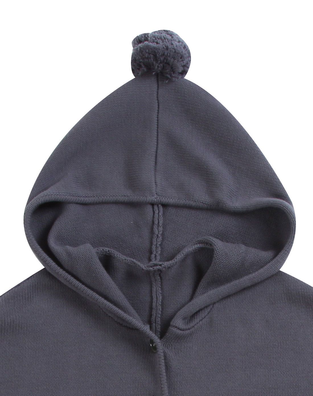 灰色婴儿针织披风