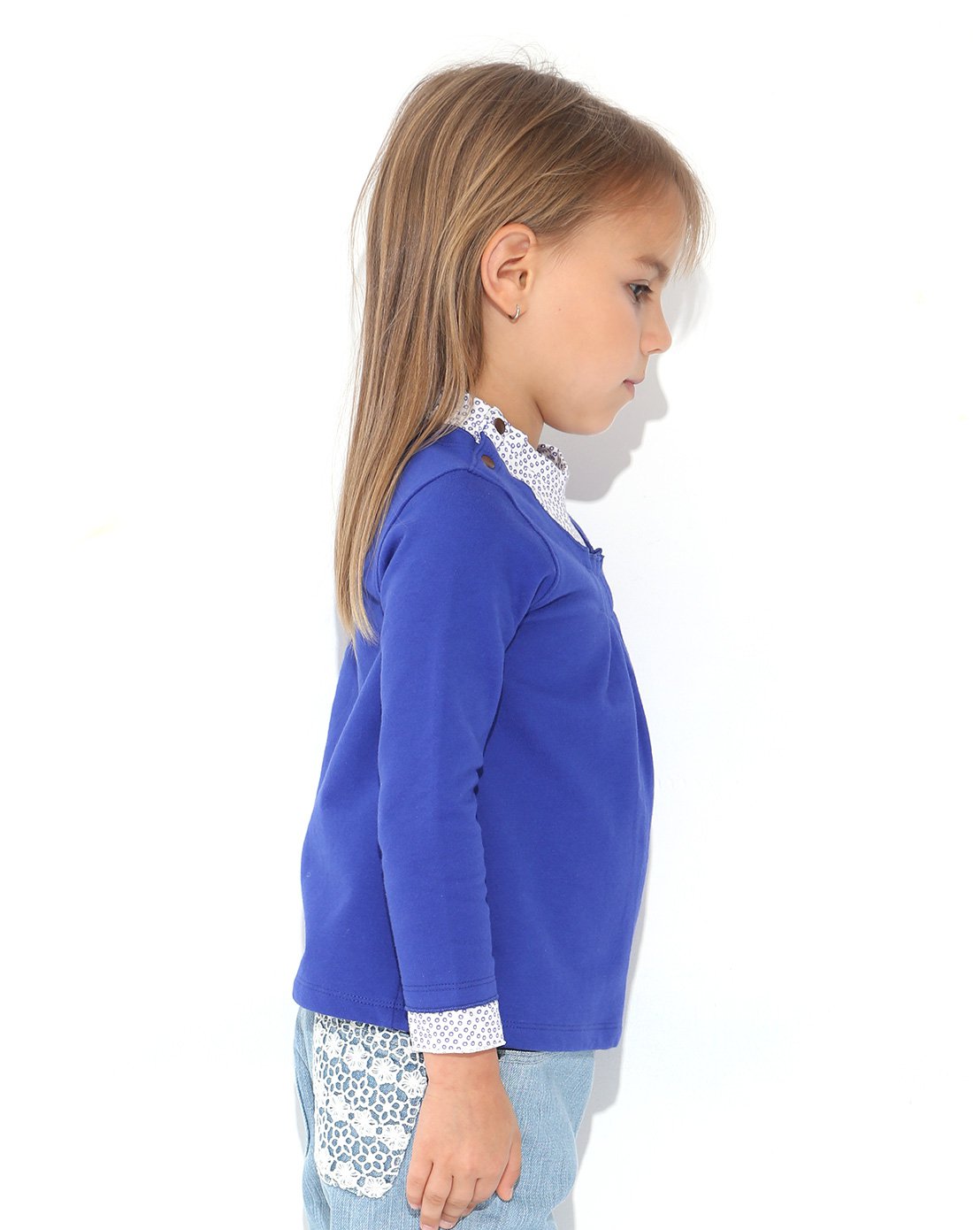 法国lcdp(petits)高端童装服饰专场petits 女童卫衣adt15h1180009