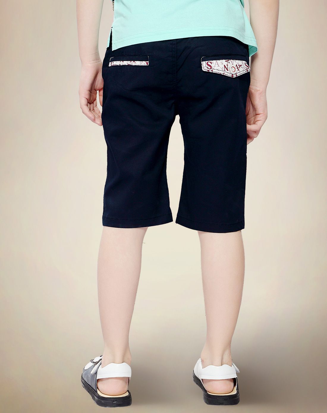 男童藏青色休闲短裤