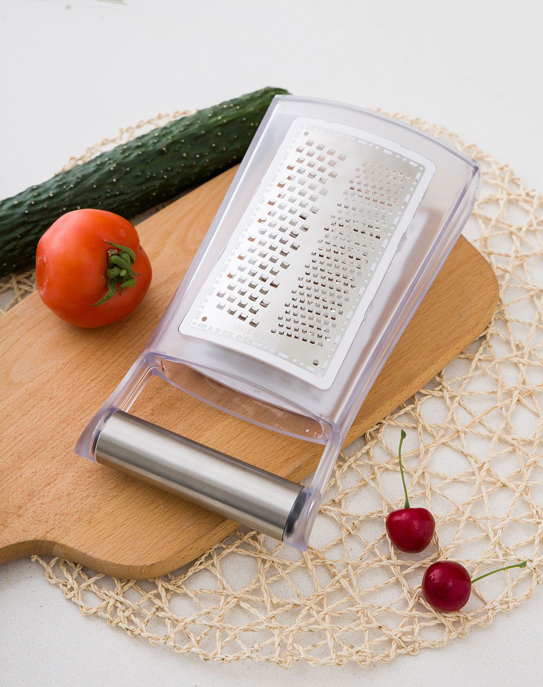 gemes不锈钢双面立式刨丝刀