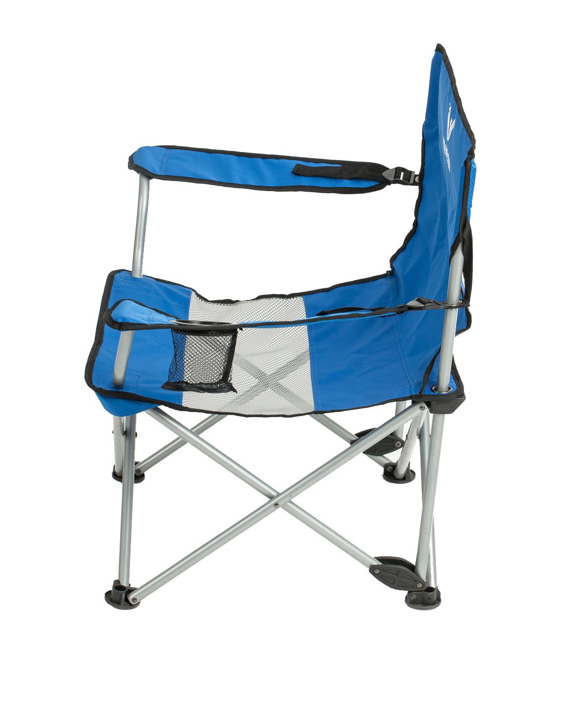 蓝色调节舒适折叠靠背椅