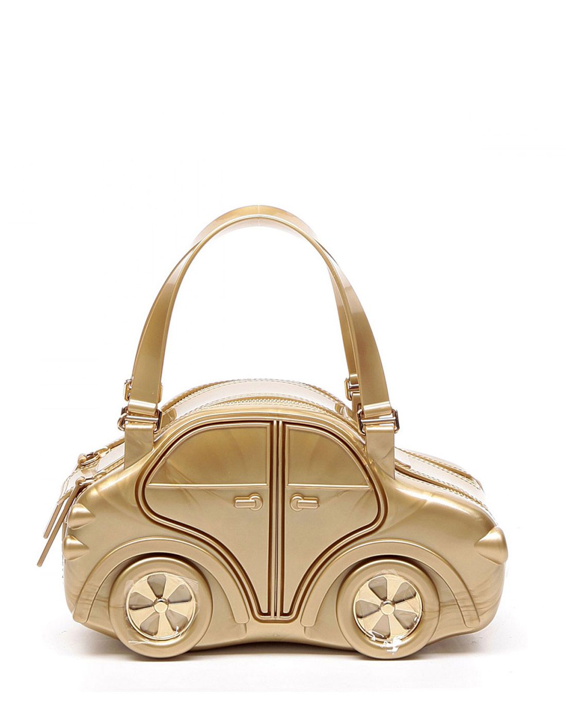 意大利进口明星汽车包 金色女士个性立体包