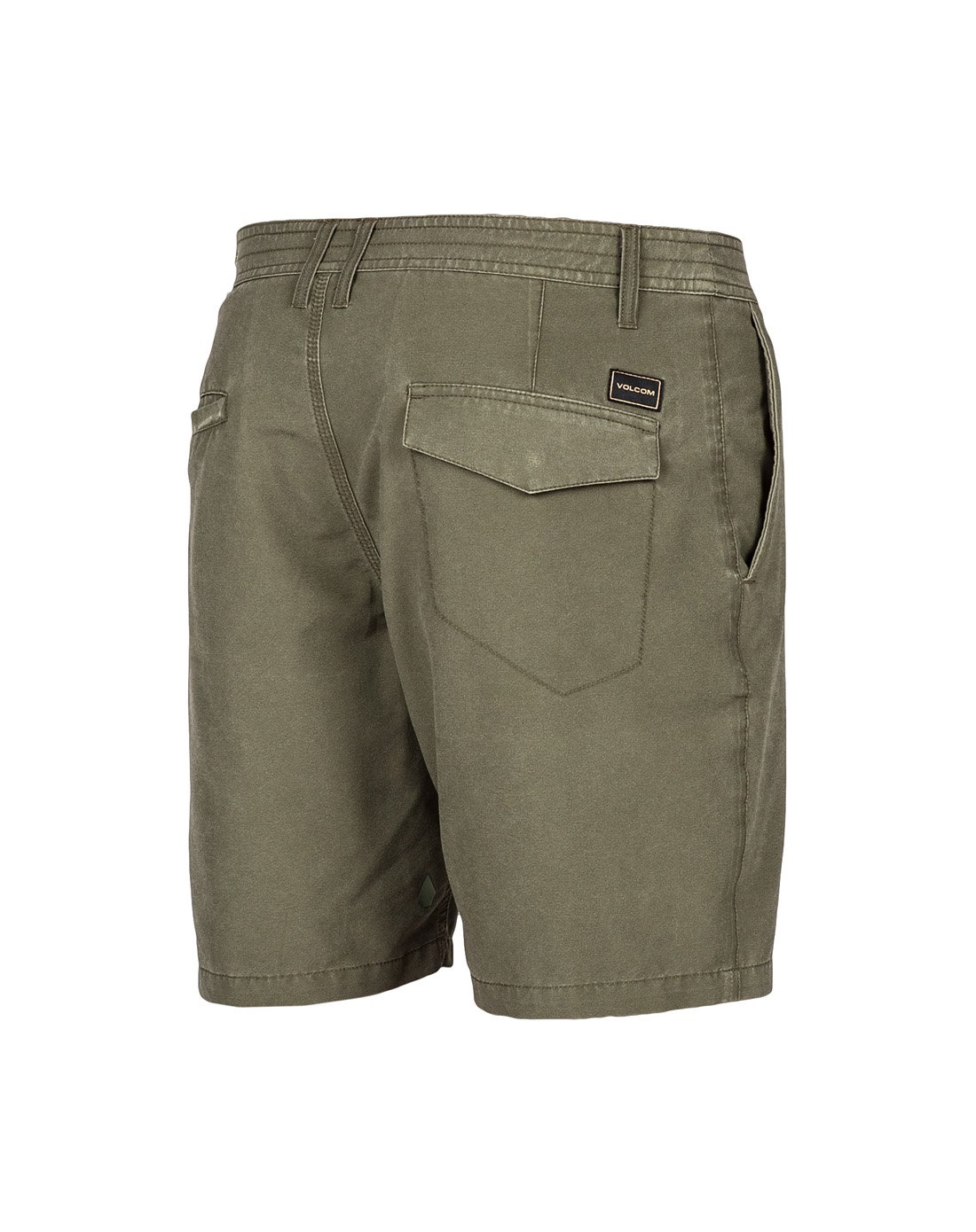 volcom男士军绿色经典版型短裤军绿色