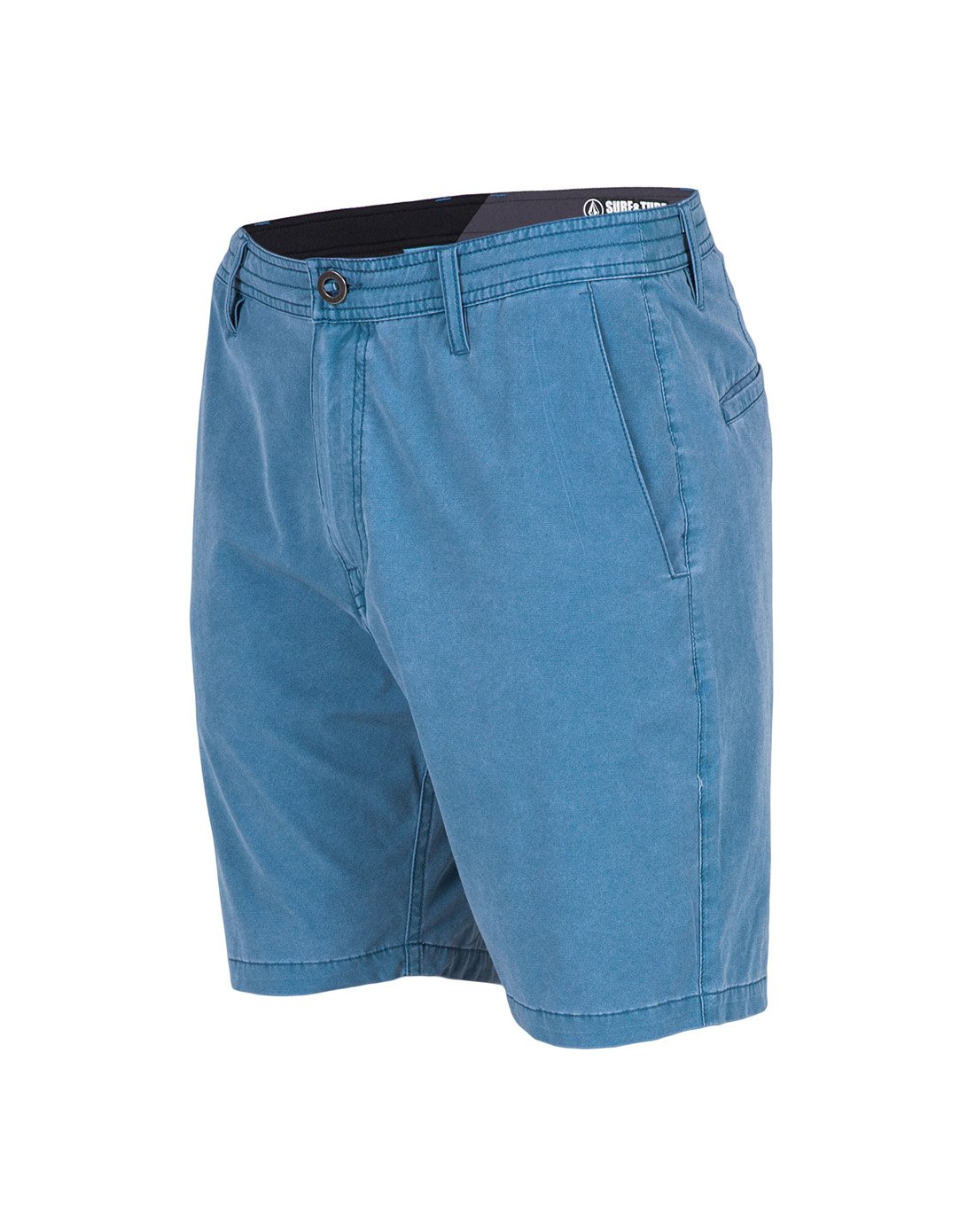 volcom男士靛青色经典版型短裤靛青色