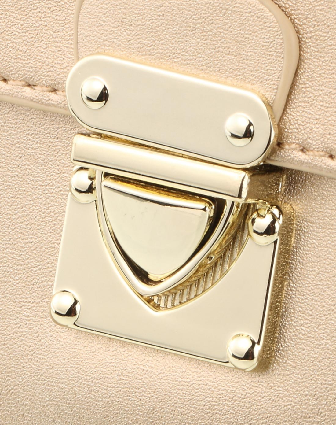 2016年新款 土豪金色超薄轻便休闲马蹄扣包