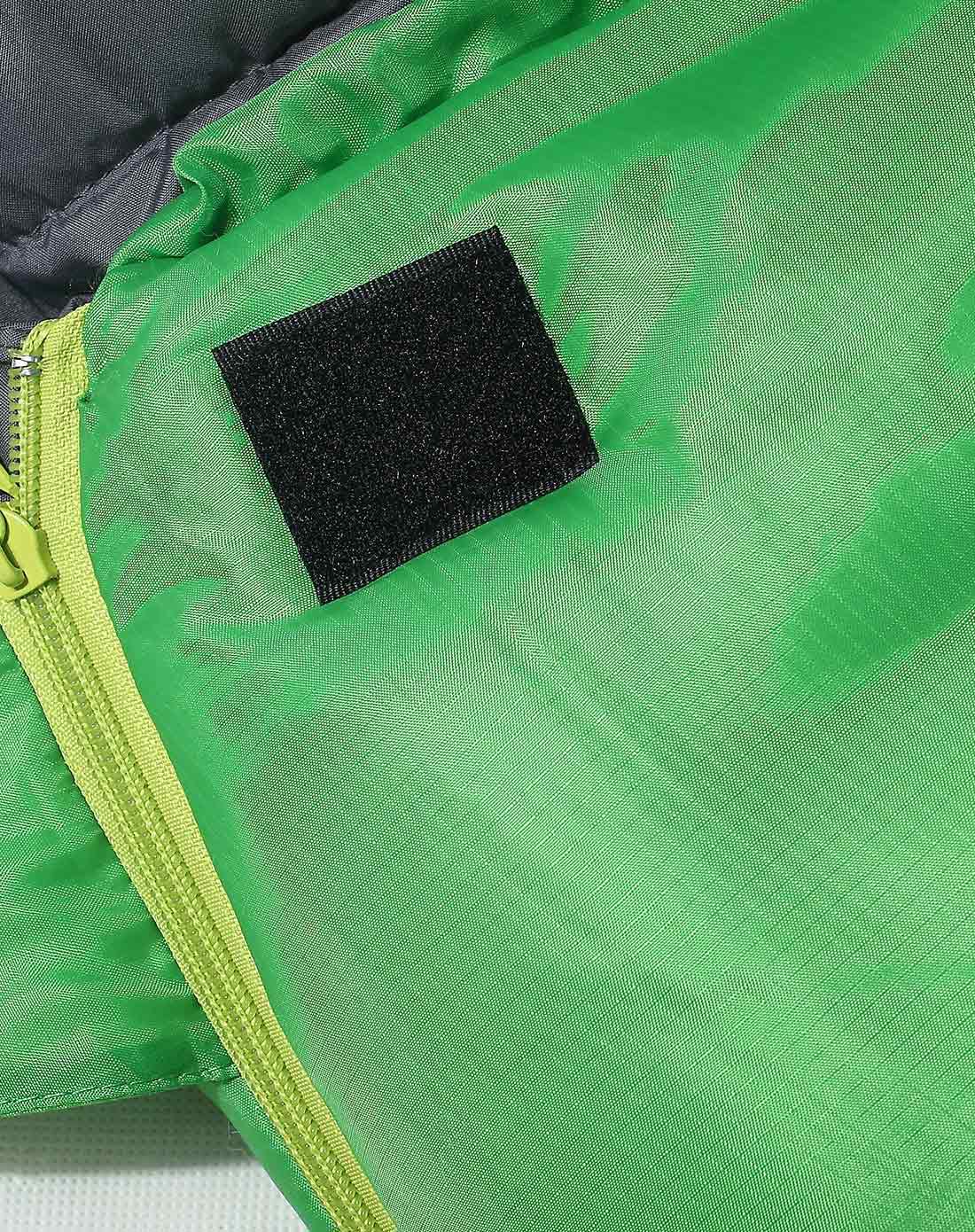 优质中空棉 绿色妈咪式睡袋 野营保暖