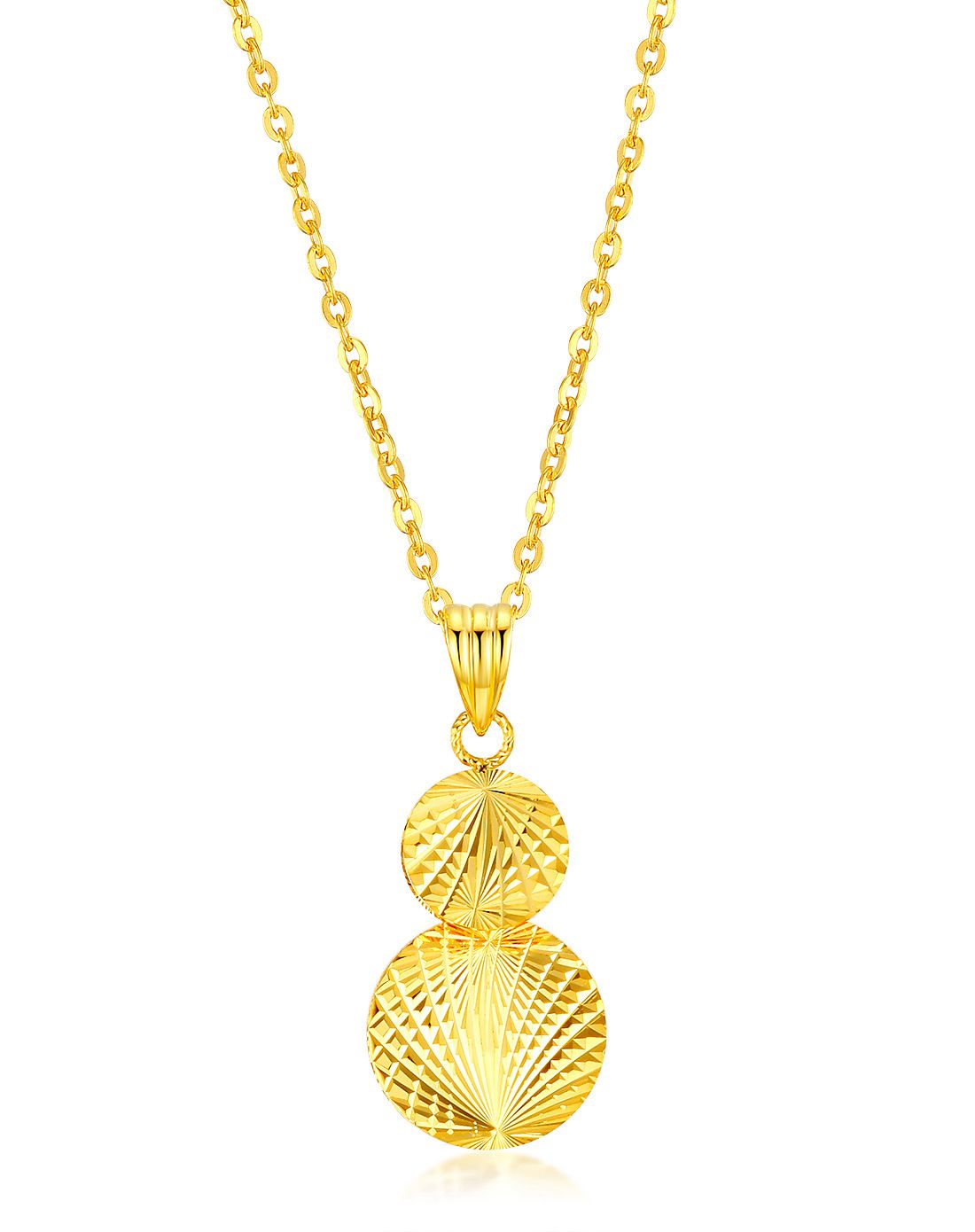 双宠计 9k金吊坠0.97克(赠925银项链)