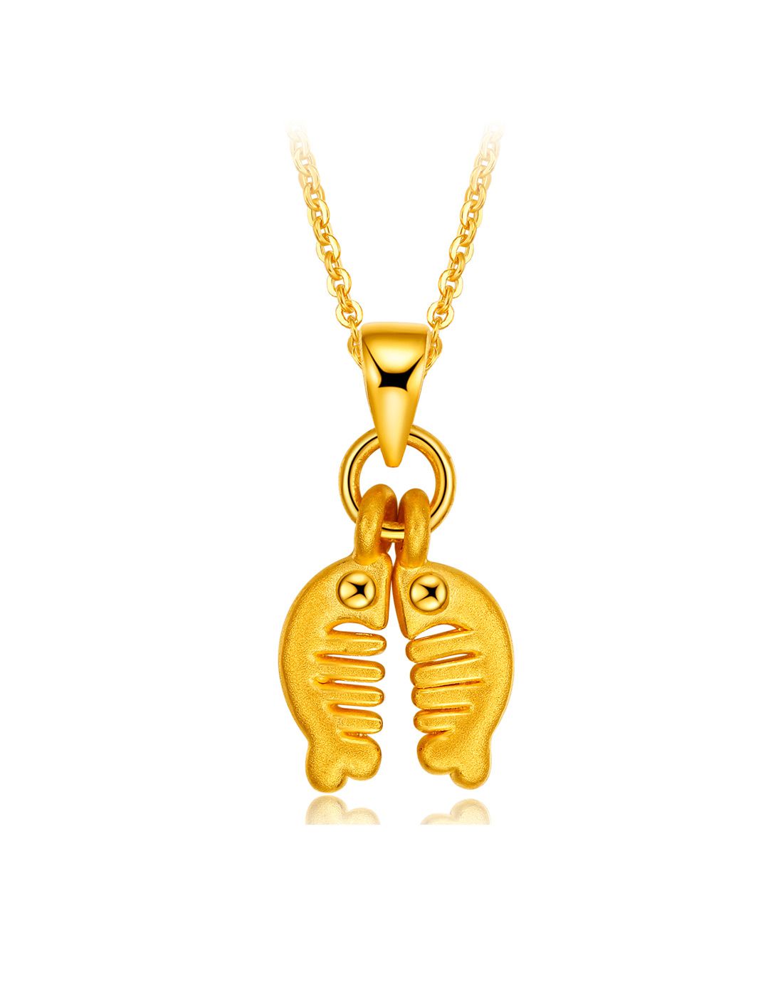 金至尊 足金婚庆九宝系列-梳子吊坠(定价/不含链)