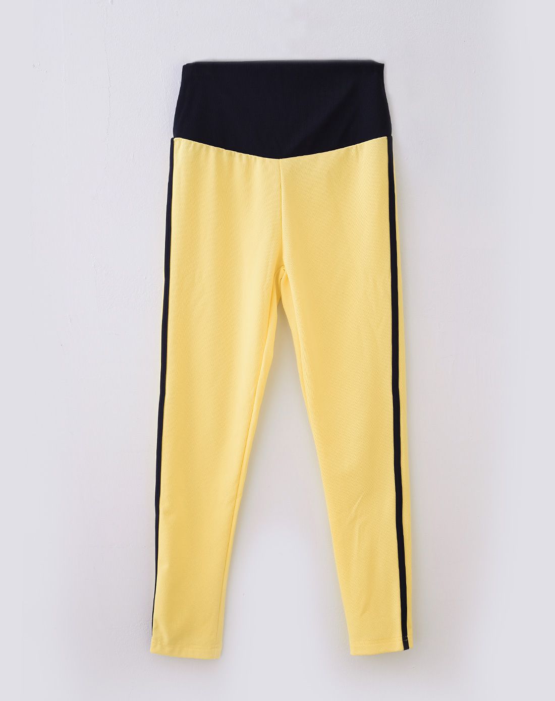 (2条装)女宝兰荧光黄针织休闲长裤单裤