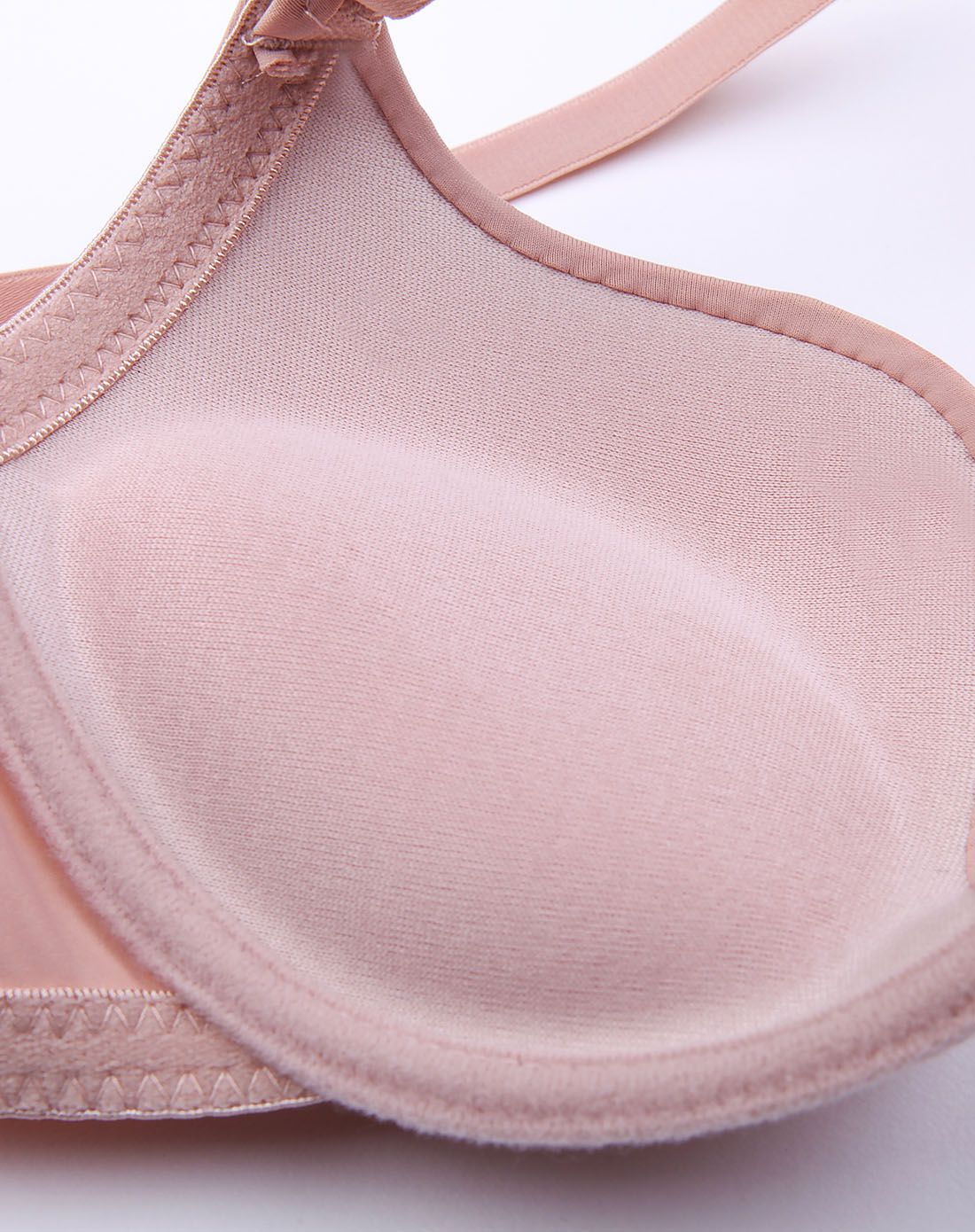 肤色立体性感w型光面少女小杯文胸