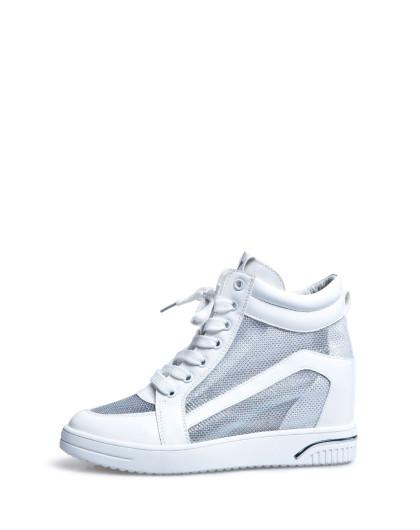 fallinmiss清仓特惠女鞋专场 夏季内增高网纱透气系鞋带女休闲鞋