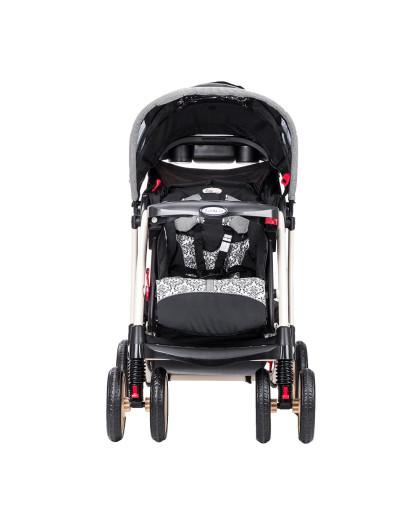 graco美国葛莱旅行家普通版婴儿手推车 黑色 花纹 0-4岁