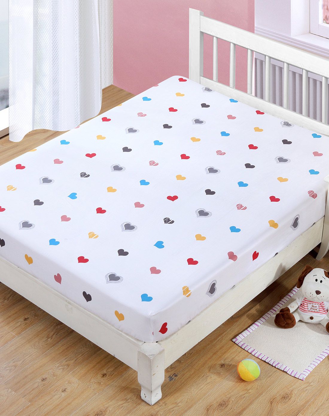 1.8m床笠式床单-小甜心180*200 30cm