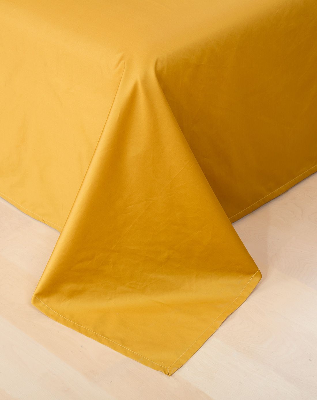 1.8米100支美国皮马棉套件-浅灰配土黄