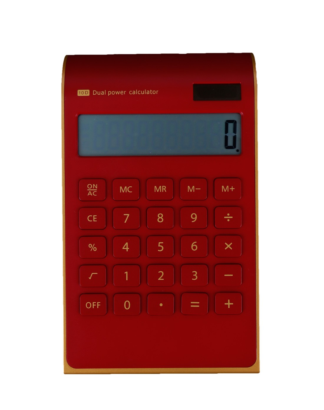 太阳能计算器-红色