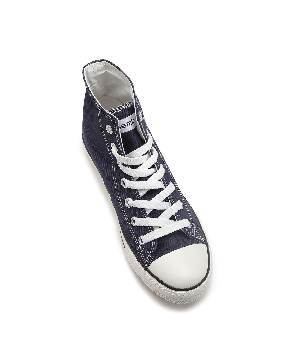 藏蓝色百搭高帮休闲鞋