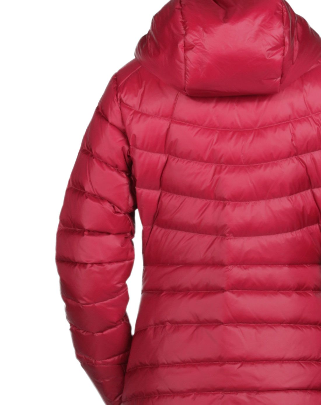 美户royalway 保暖轻量化 女款胭脂红鹅绒服 修身剪裁