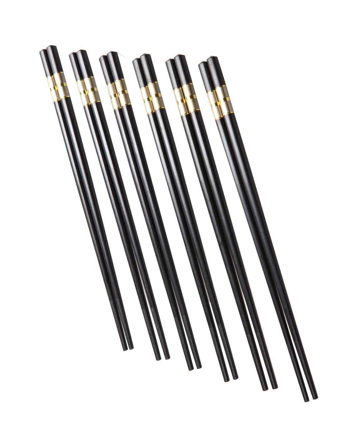 合金筷6入礼盒/流金岁月/金