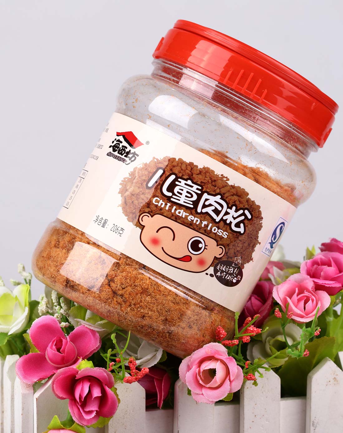 海西坊 肉松(高级)206g*2(海苔肉松206g*1 儿童肉松206g*1)(口味随机