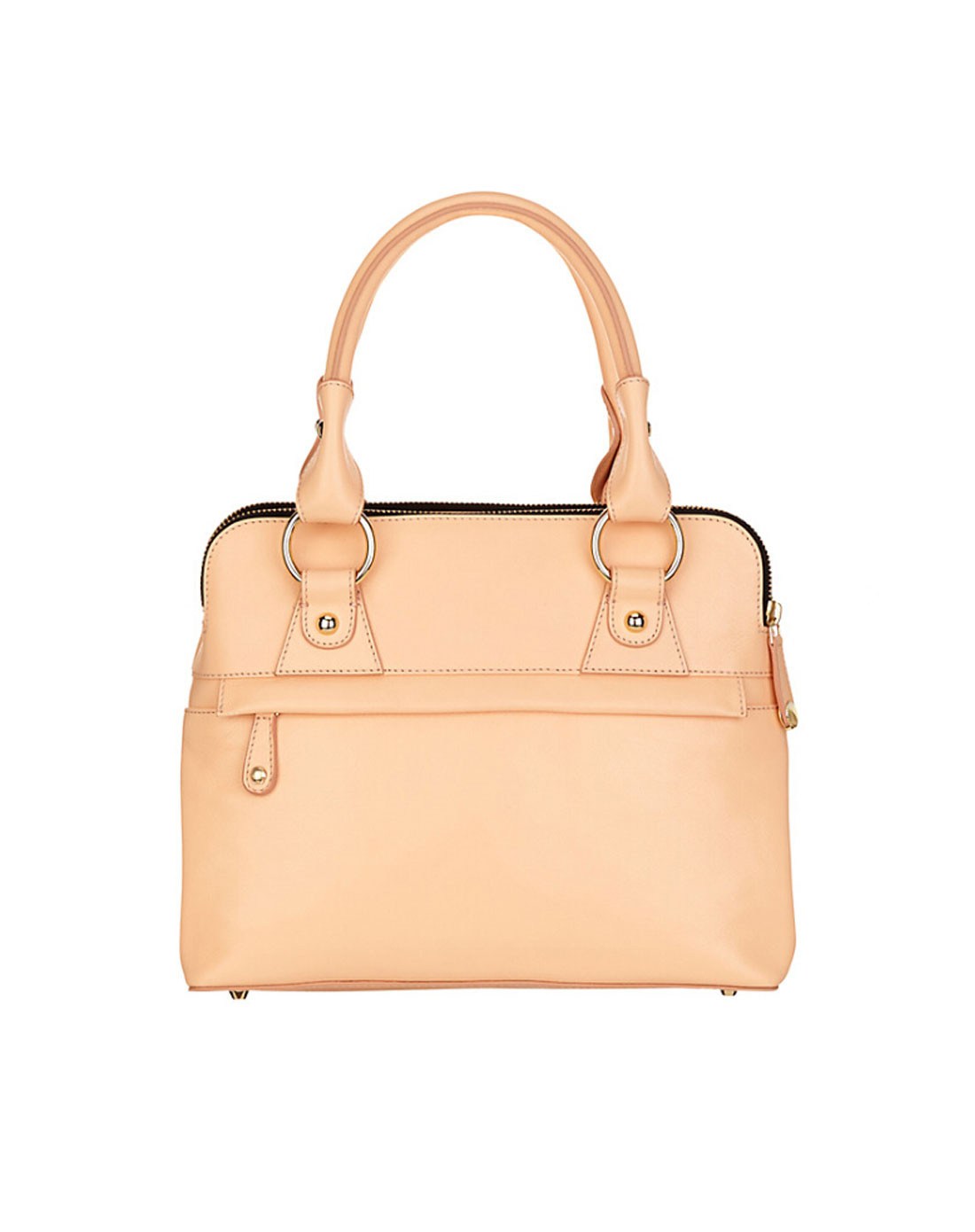 皇室挚爱pippa杏色中号手提斜背包