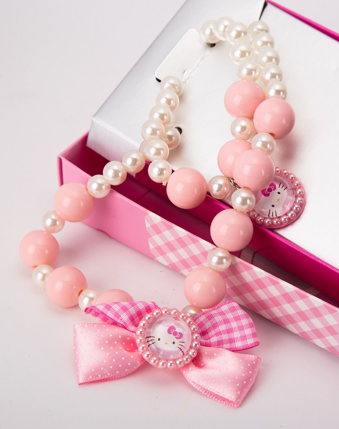 hello kitty凯蒂猫蝴蝶结项链套装