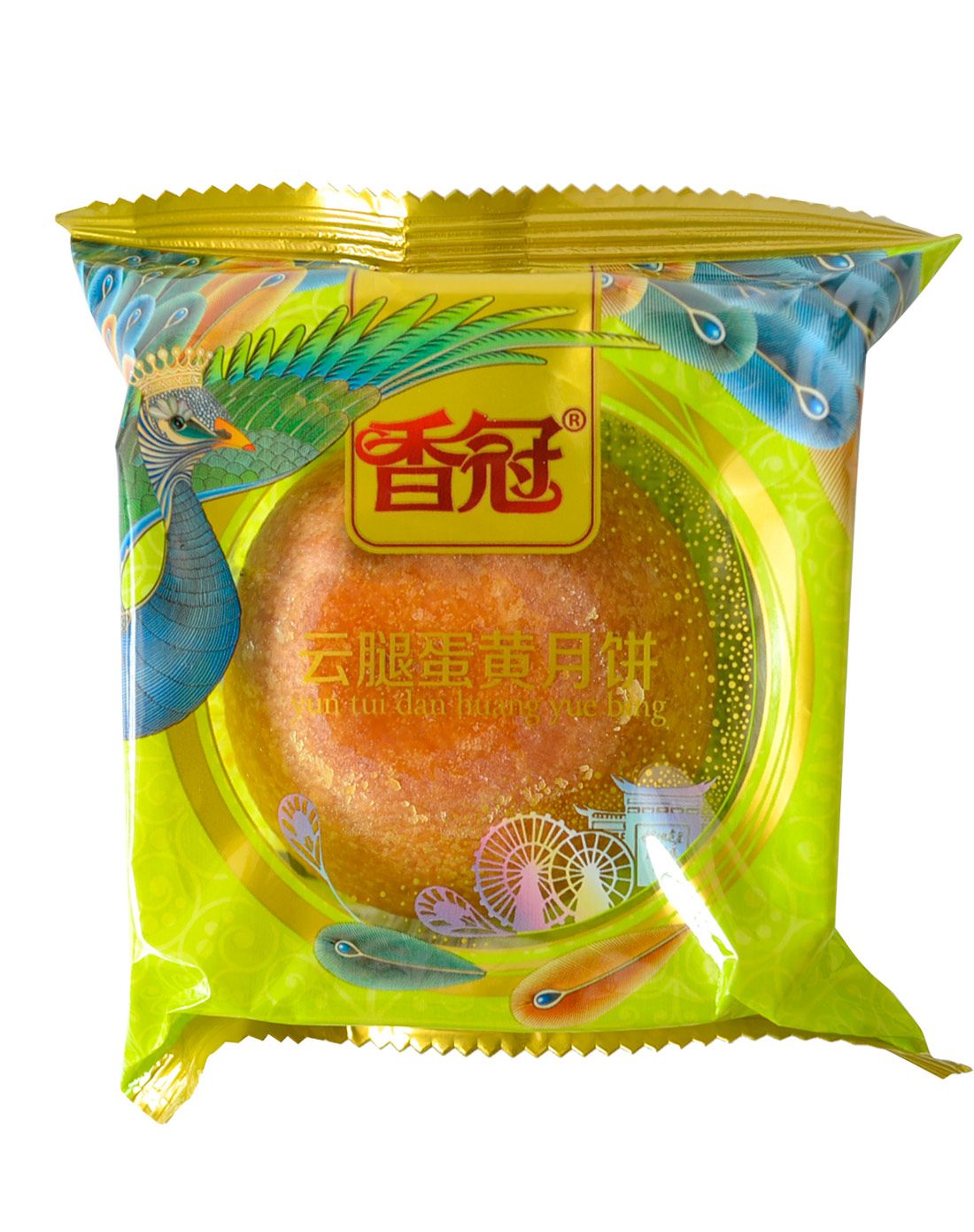 香冠云腿蛋黄月饼彩袋装80g*10枚