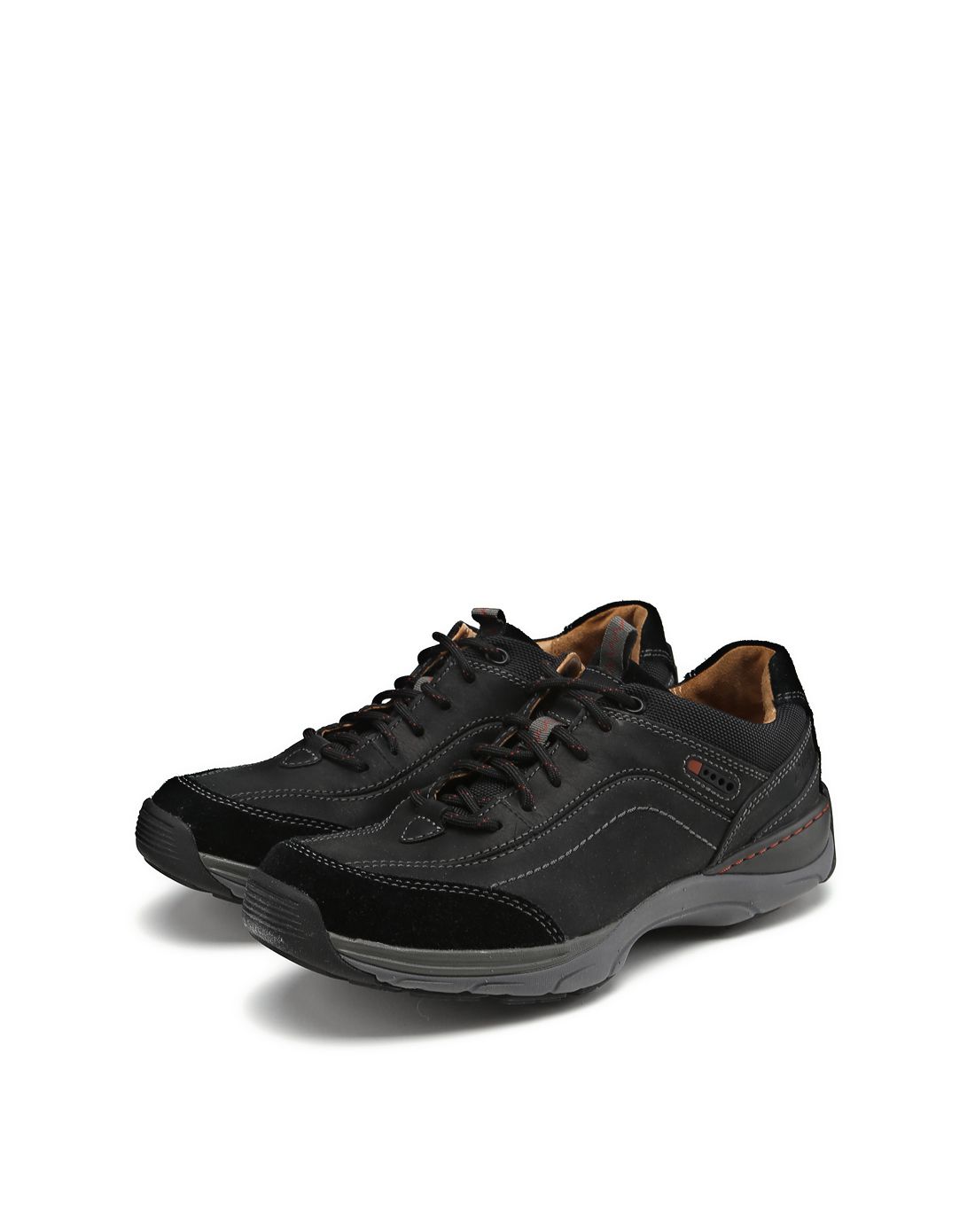 clarks男女鞋男款黑色舒适透气户外系带运动鞋203585568_唯品会