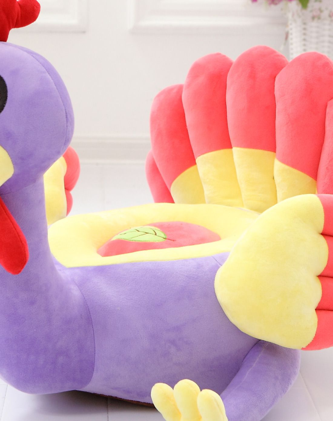 大号动物沙发-火鸡紫