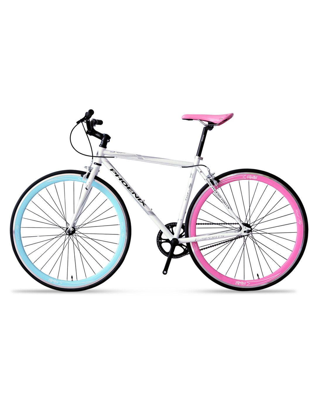 凤凰 中性款白色700c自行车