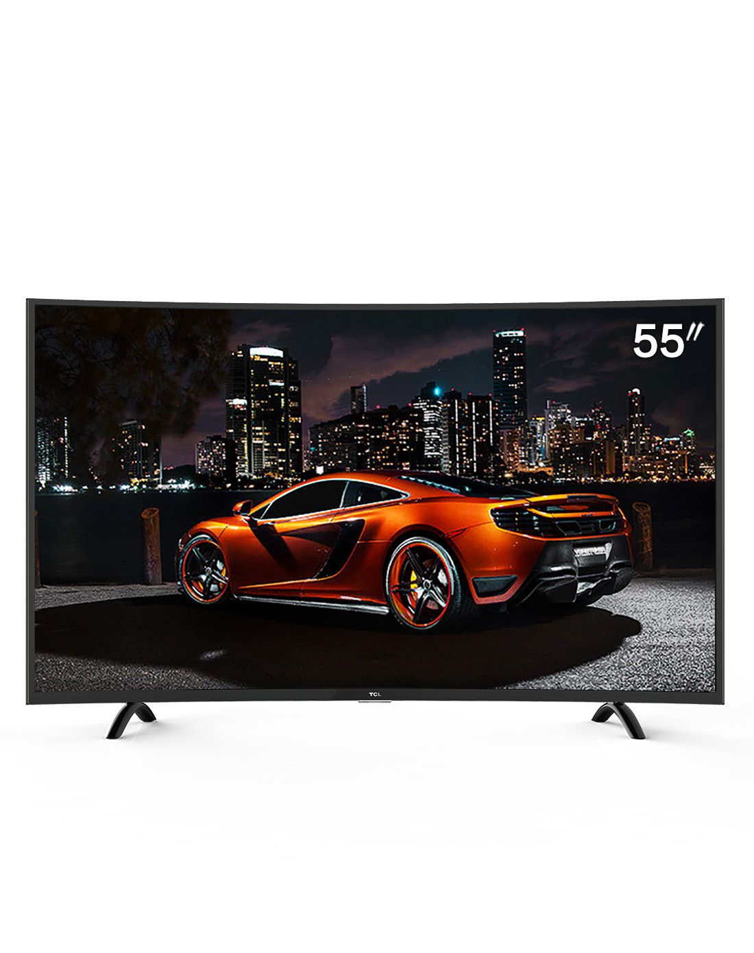 tcl电视专场直发货【璀璨之选】55英寸曲面4k高配64位安卓l55a980-cud
