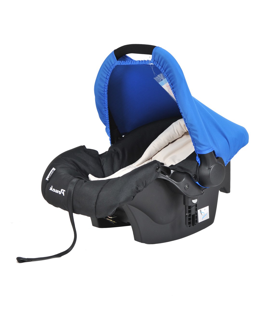pouch婴儿提篮新生儿汽车安全座椅q07蓝黑