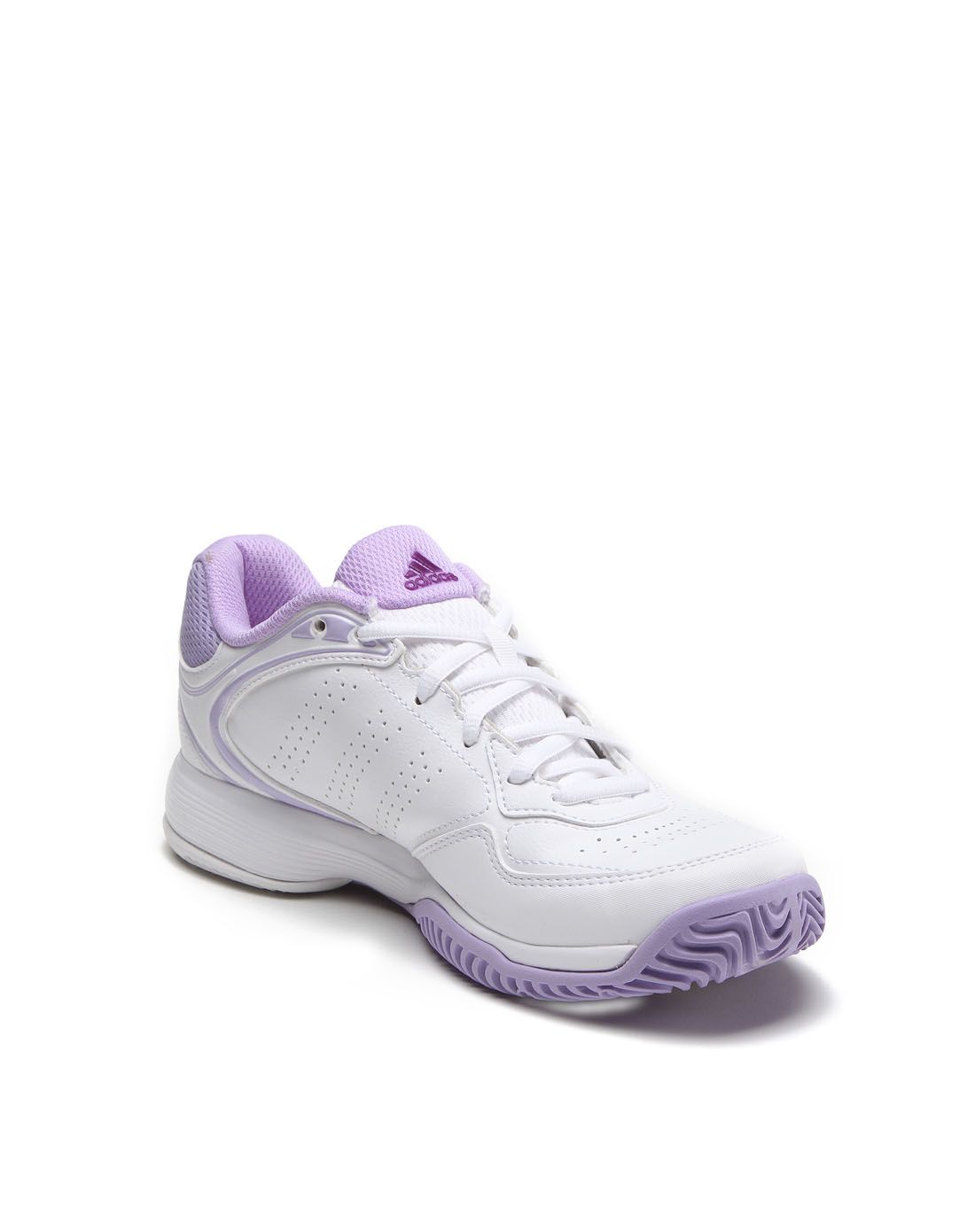 缓冲耐磨 女款白色网球鞋 网球系列