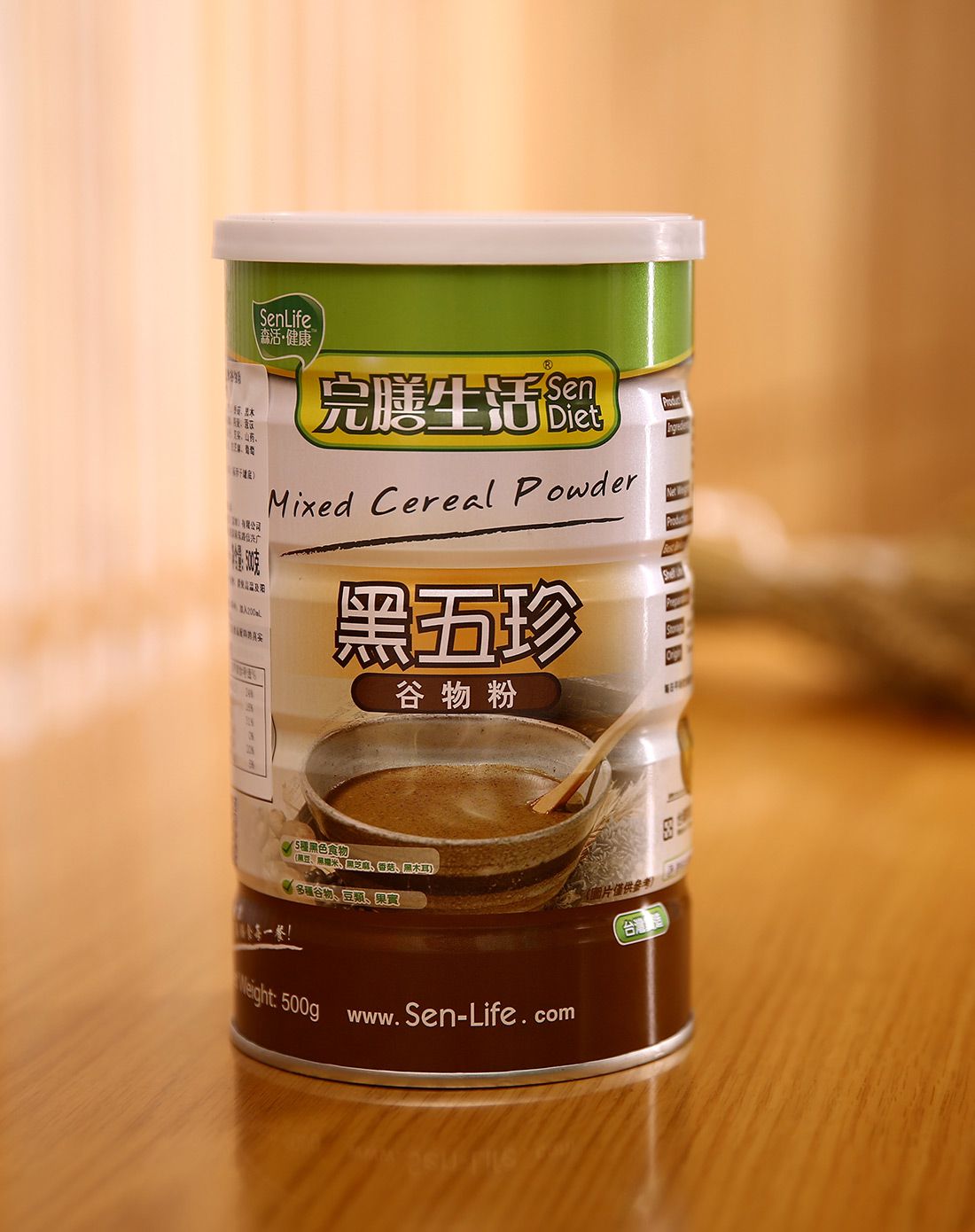 完膳生活 黑五珍谷物粉(罐装)