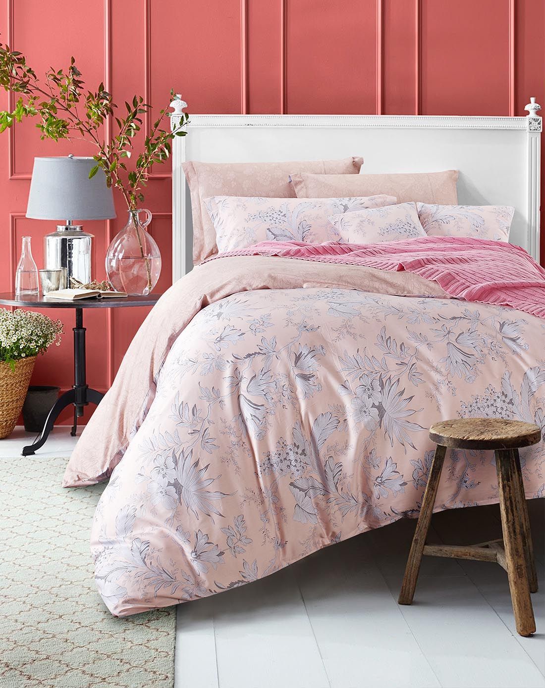 紫罗兰violet家纺专场200*230紫罗兰全棉斜纹环保四件套-凡帝格violet