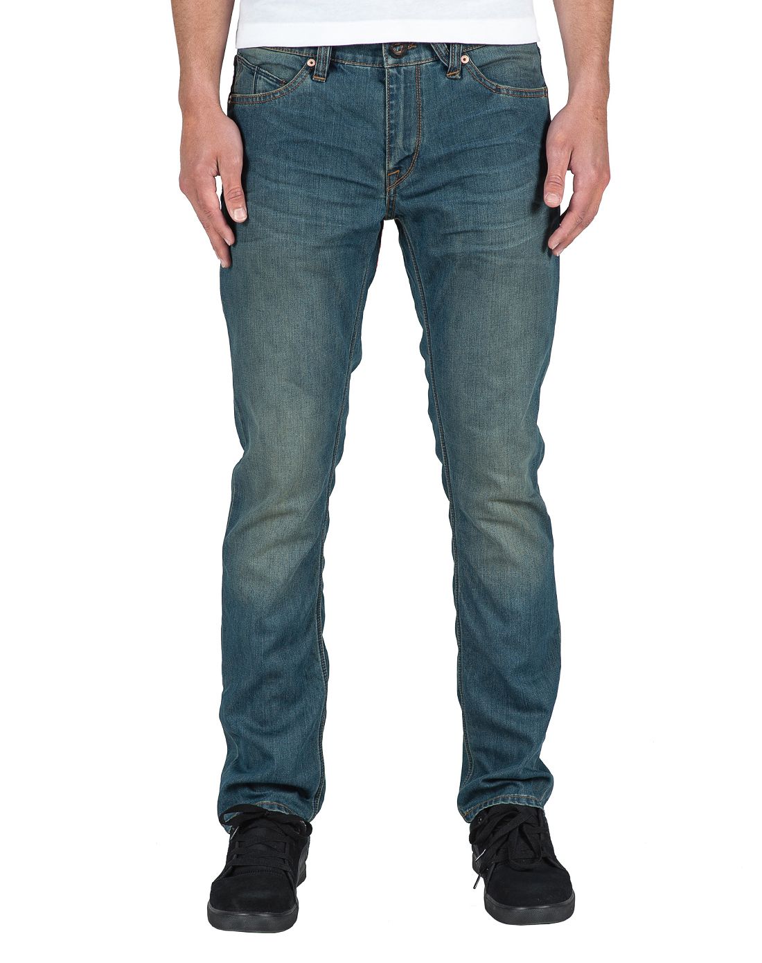 volcomvorta denim系列 男士牛仔裤2016夏季新品直筒修身牛仔长裤