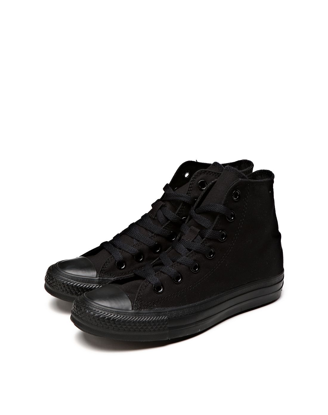 converse all star 中性款 经典百搭 黑色高帮帆布鞋