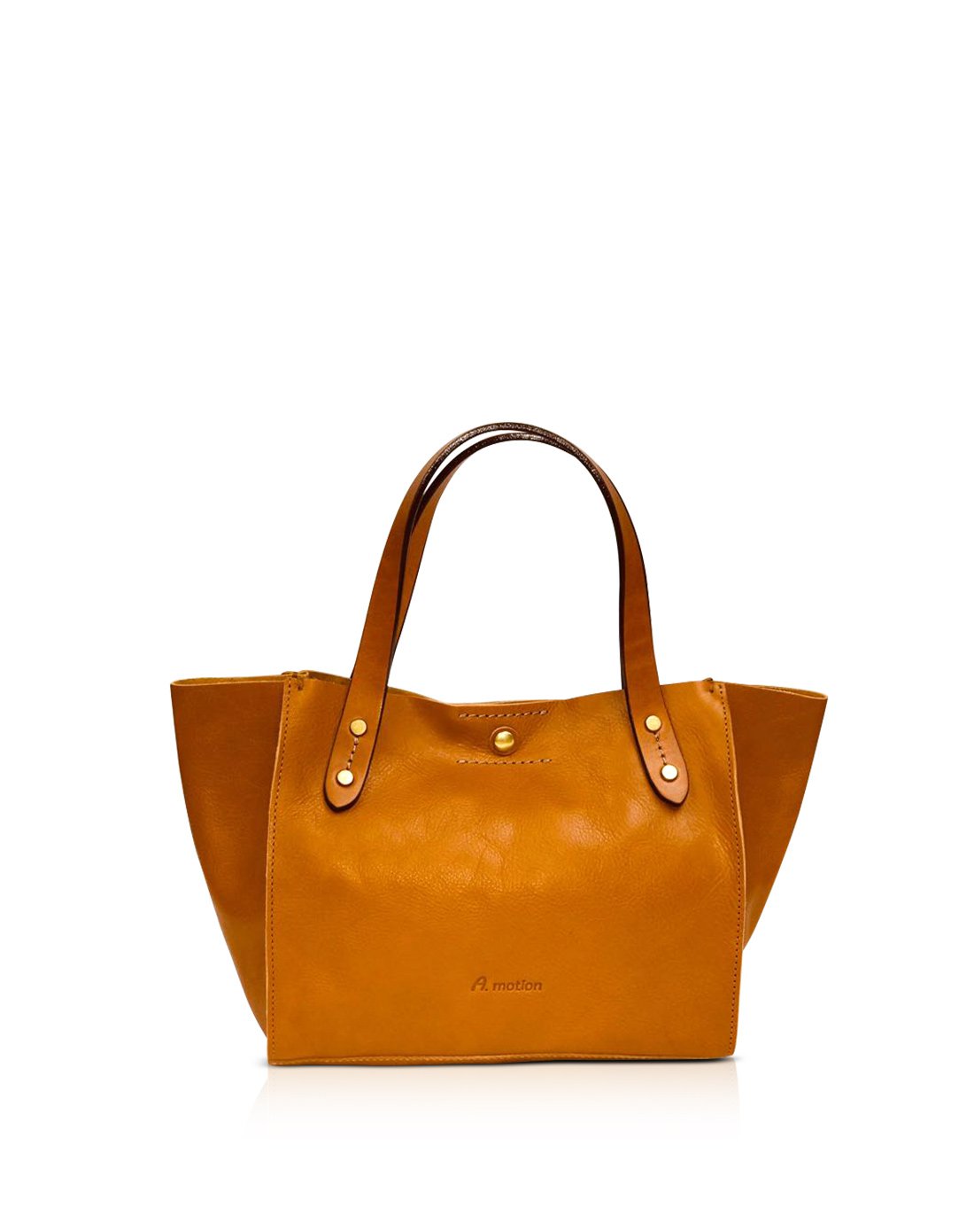 motion日式简洁大方流行牛皮单肩包