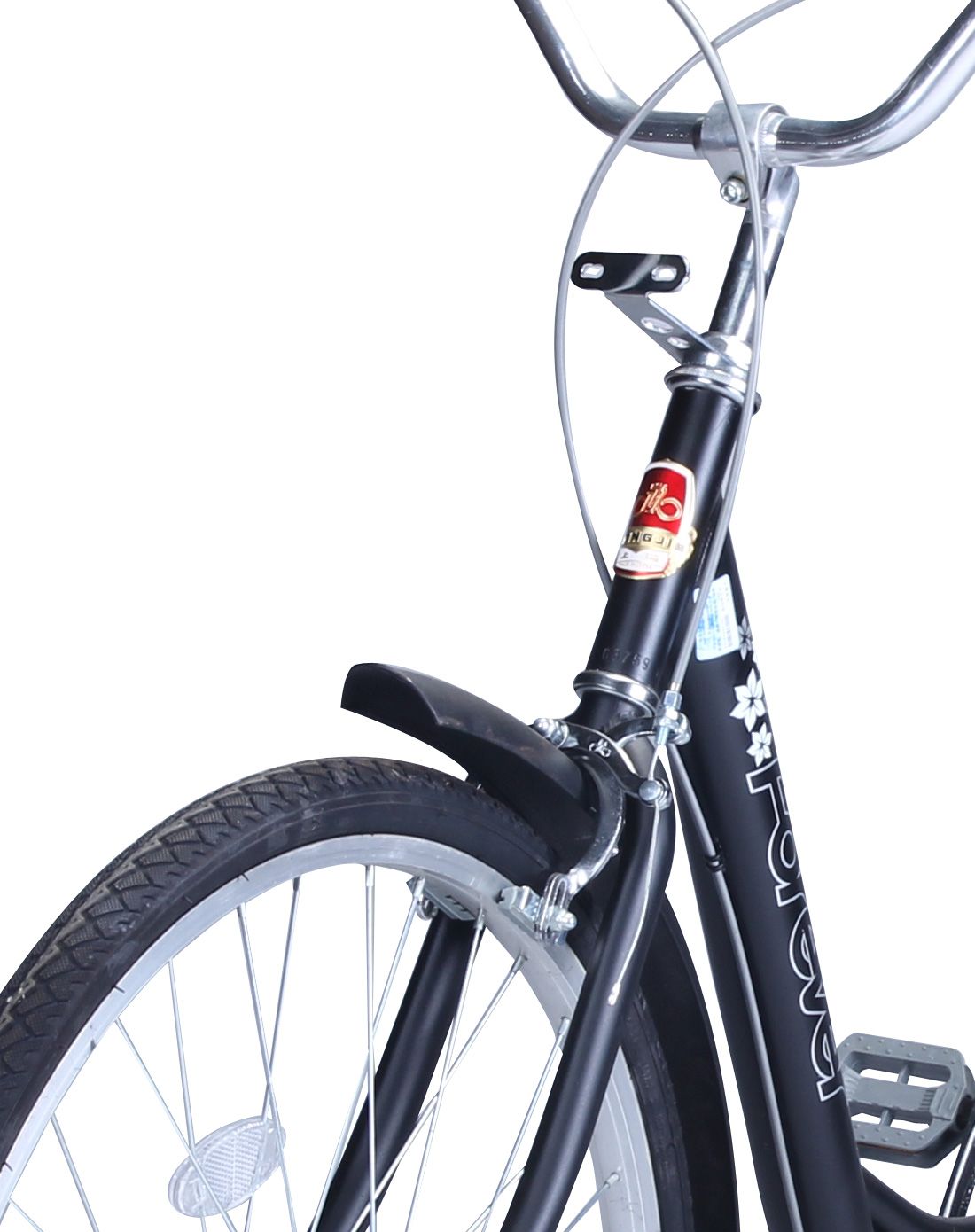 凤凰&永久自行车专场直发货永久 女款黑色26寸淑女车qf472-3_唯品会