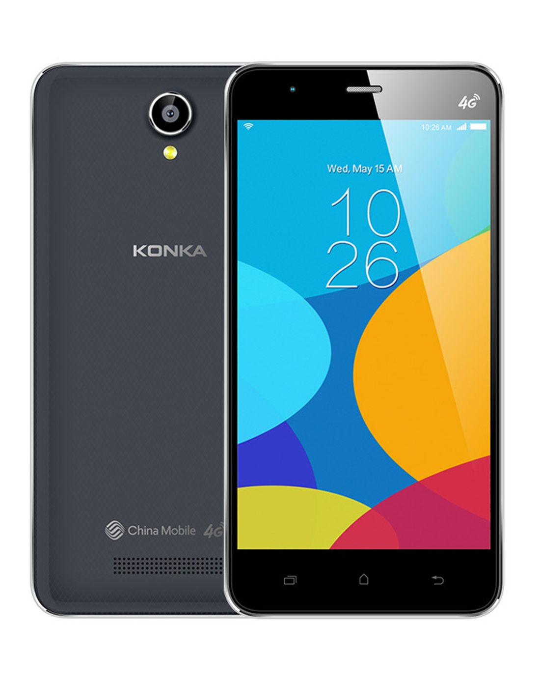 康佳l550 智能手机 双卡双待 移动4g联通2g黑色