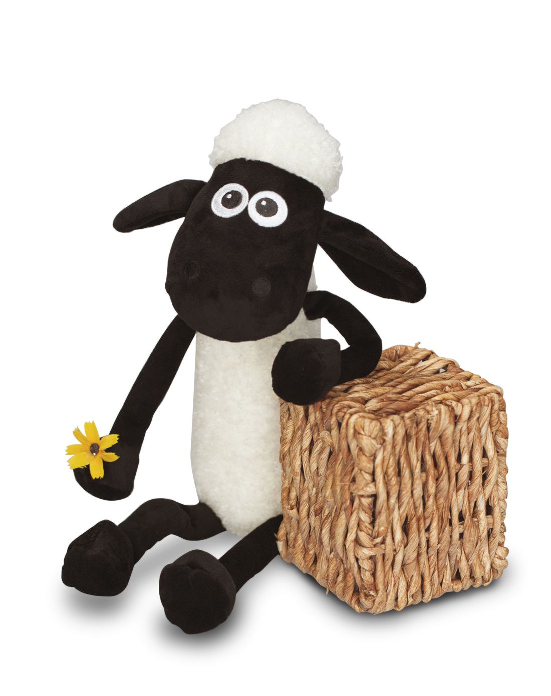 小羊肖恩毛绒公仔玩具 45厘米骨节版
