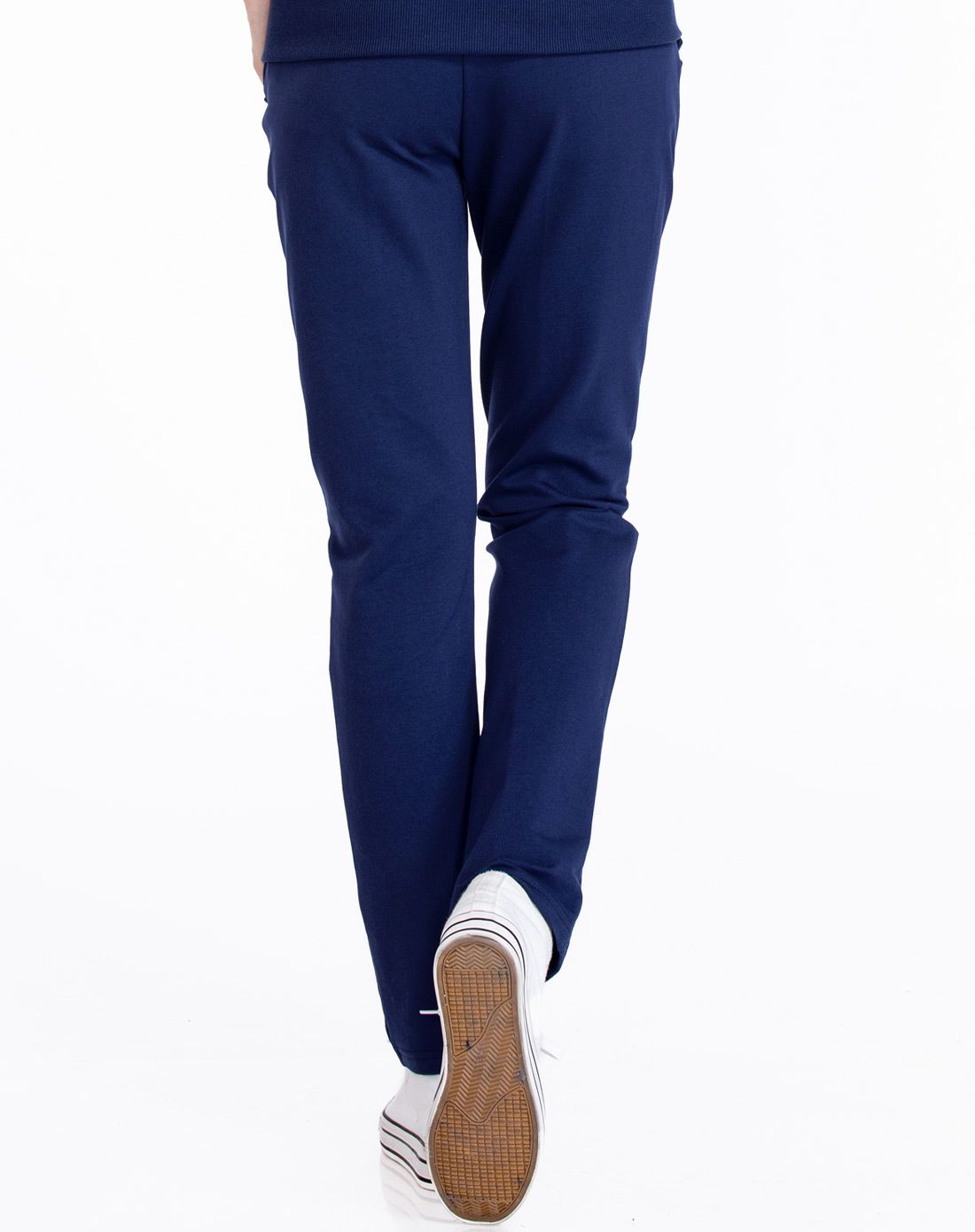 女款深蓝色裤子 潮流百搭