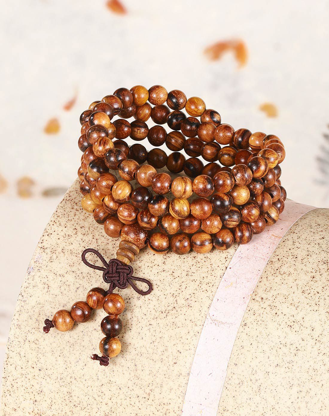 bnlf 天然花奇楠木手串6mm108