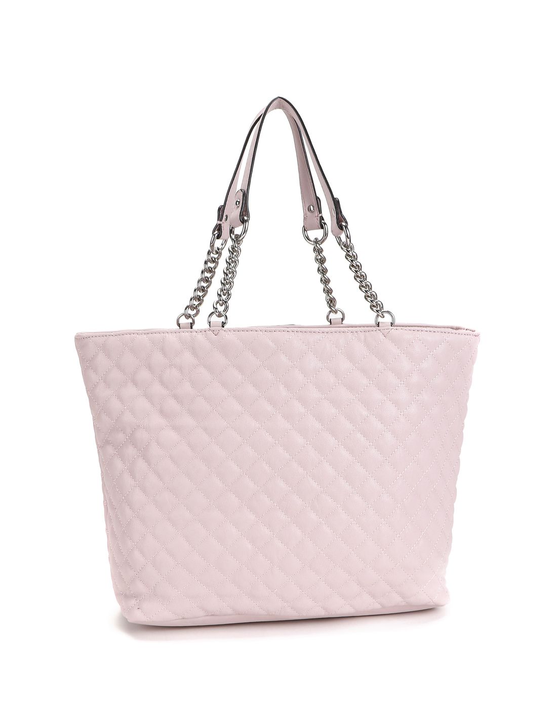 guess鞋包配件专场浅粉色优雅暗纹菱格手拎包ff622323-nud_唯品会