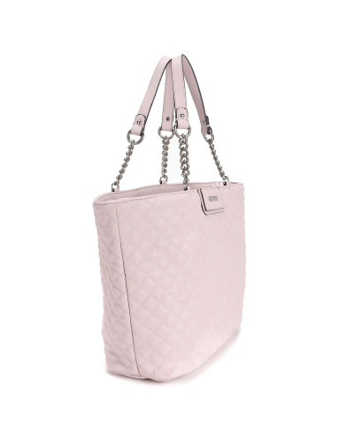 guess鞋包配件专场浅粉色优雅暗纹菱格手拎包ff622323-nud_唯品会