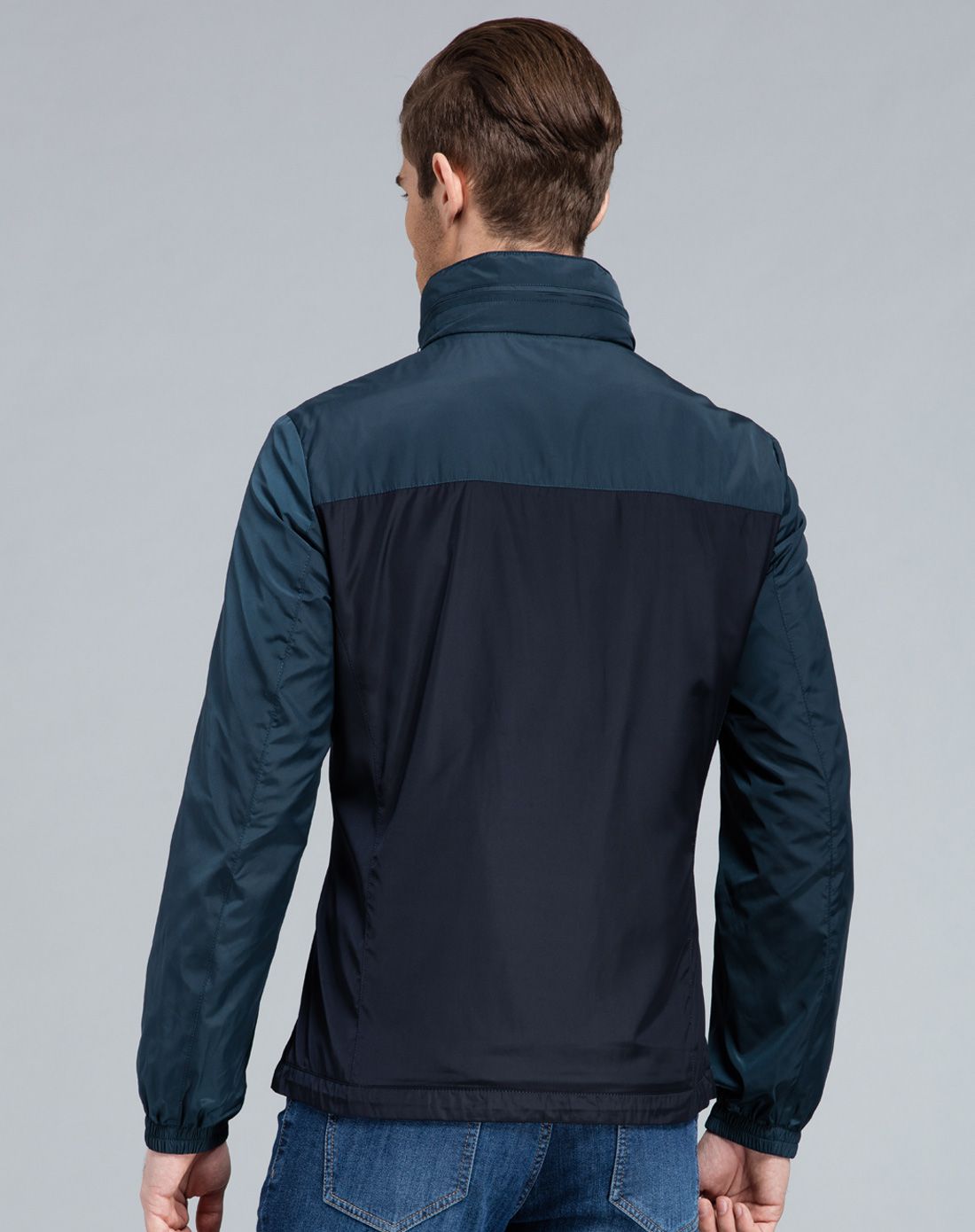 商务休闲舒适地中海绿夹克