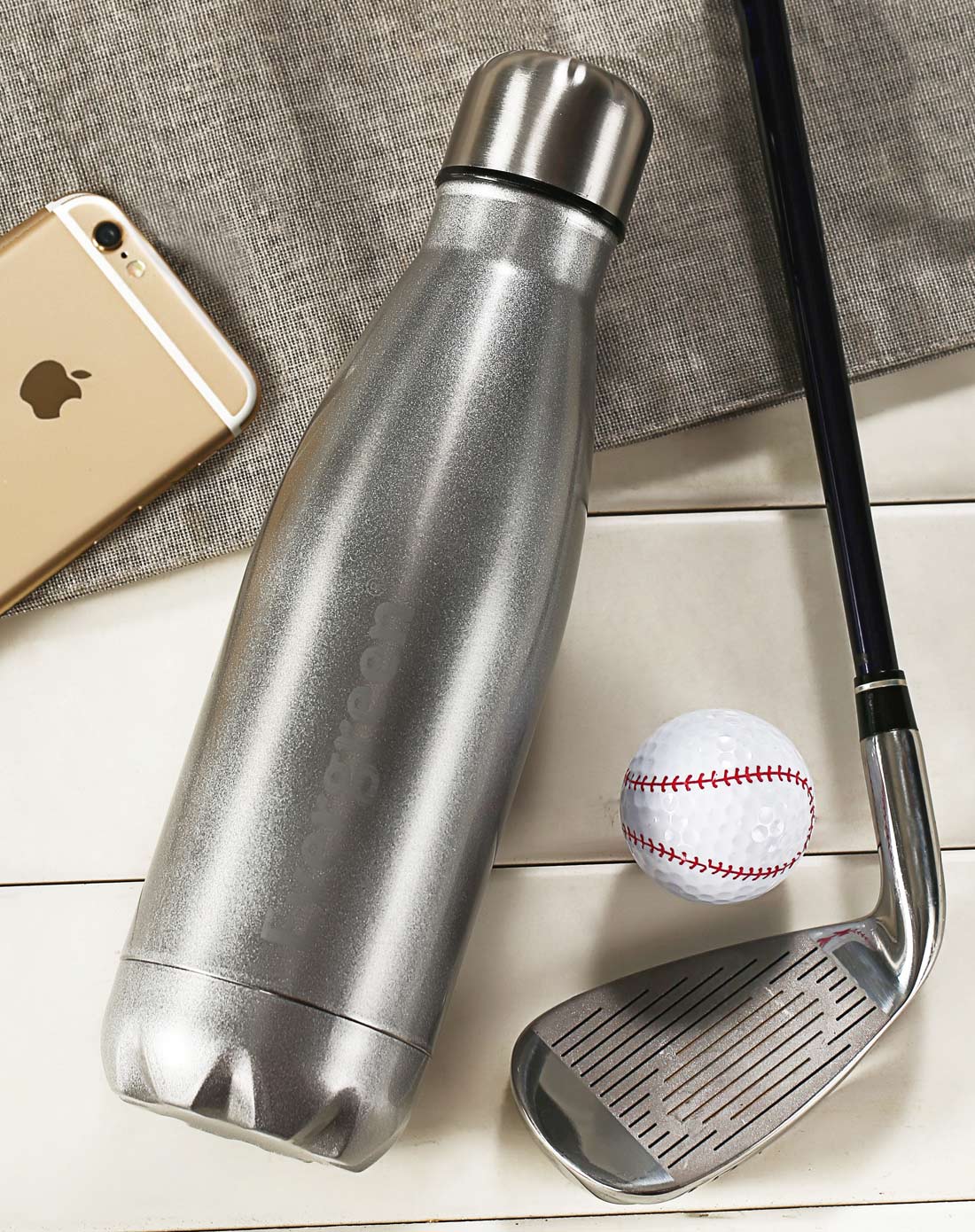 evergreen家居用品专场创意糖果色便携保龄球保温杯350ml2sw005s_唯品