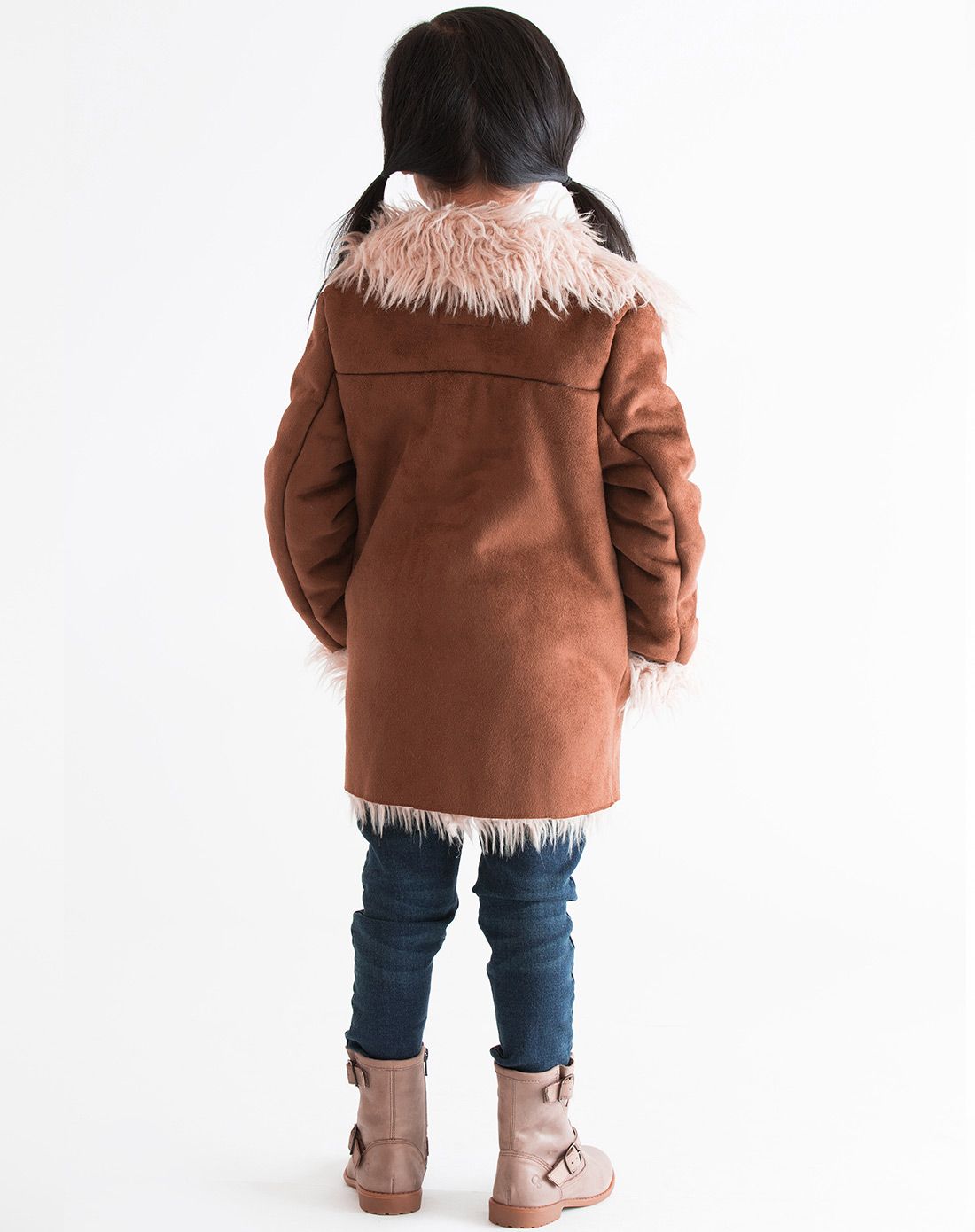 shearling coat皮毛一体外套