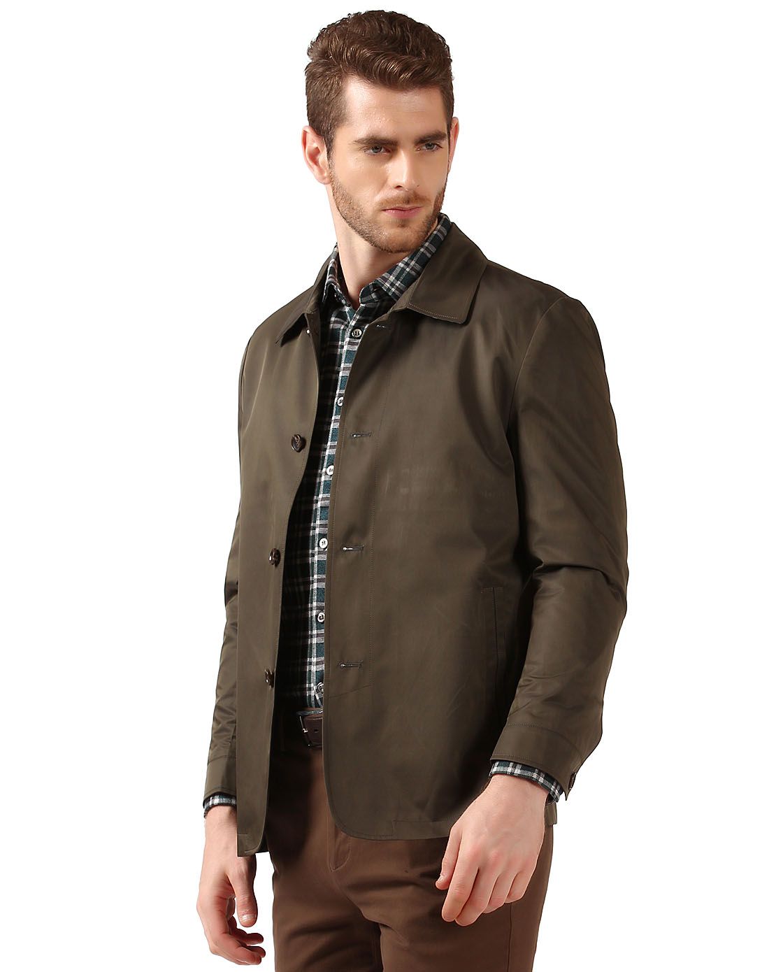 valent coupeau古柏棕绿经典款时尚商务茄克衫6628505_唯品会