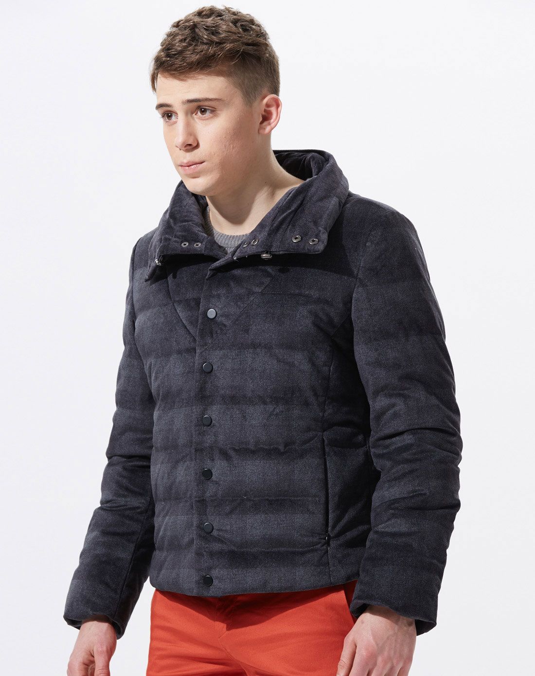 摩高mogao深花灰男装羽绒服s53745777深花灰_唯品会